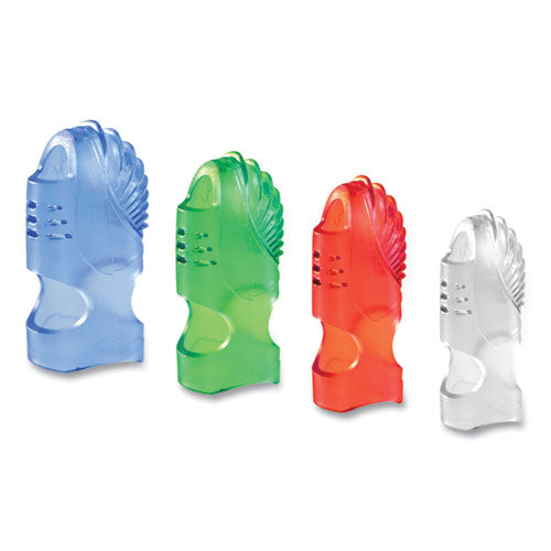 Tippi Micro-gel Fingertip Grips, Tamaño 7, Mediano, Surtido, 10/paquete