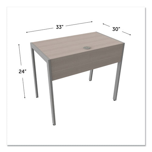 Escritorio Klin, 33" x 19" x 29.5", fresno