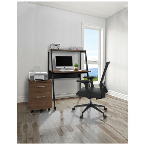 Kompass Flexible Home/office Desk, 33" X 23.4" X 48", Mocha