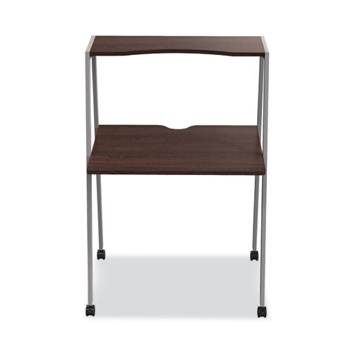 Kompass Flexible Home/office Desk, 33" X 23.4" X 48", Mocha