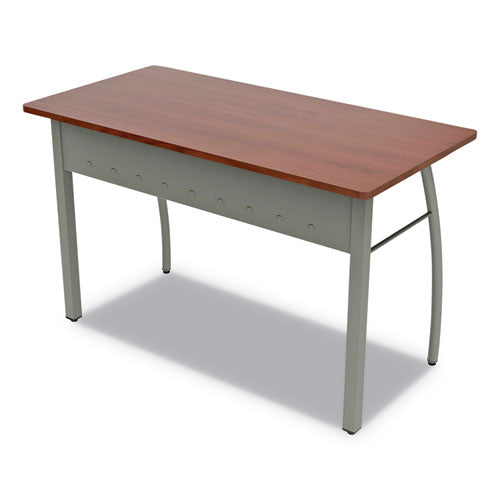 Trento Line Rectangular Desk, 47.25" X 23.63" X 29.5", Cherry