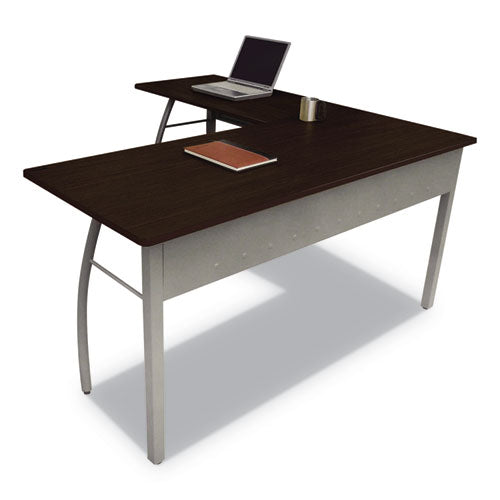 Escritorio Trento Line en forma de L, 59.13" x 59.13" x 29.5", cereza