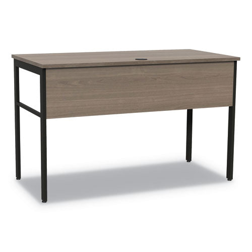 Urban Series Desk Workstation, 47.25" X 23.75" X 29.5", Natural Walnut