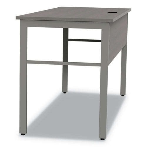 Urban Series Desk Workstation, 59" X 23.75" X 29.5", Ash