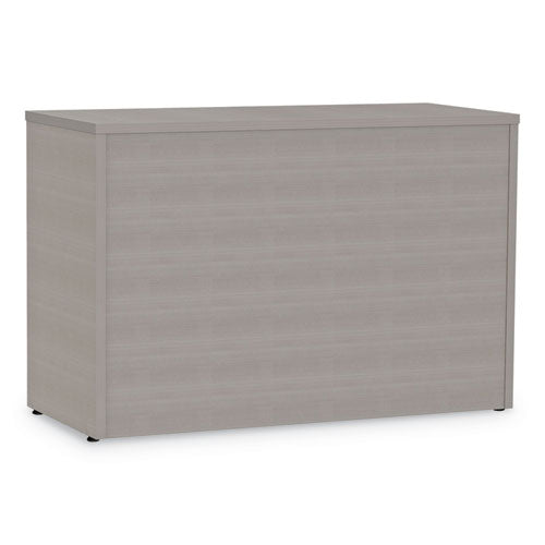 Credenza Urban de 36", pedestal inferior, 35.25 de ancho x 15.25 de profundidad x 23.75 de alto, ceniza