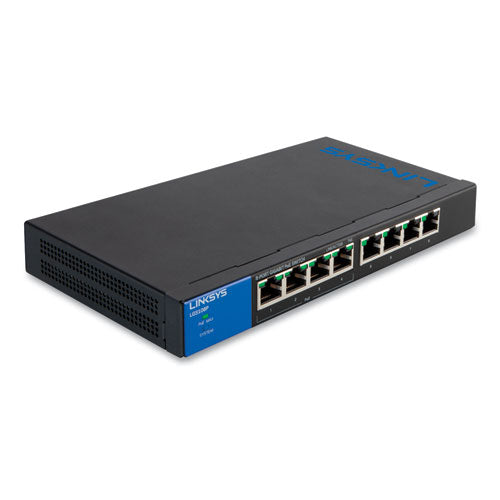 Conmutador Gigabit Ethernet de escritorio empresarial, 8 puertos