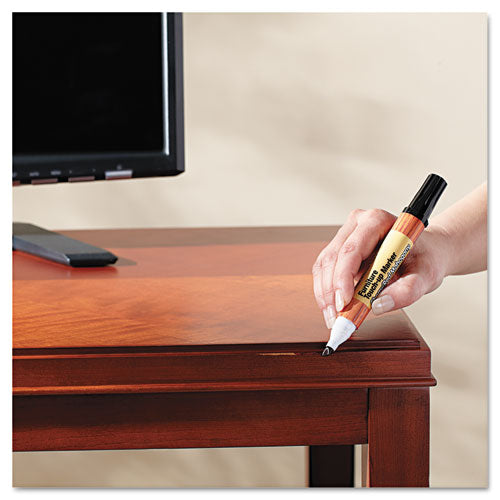 Kit de retoque de muebles Restor-it con (5) marcadores de vetas de madera, (3) varillas de relleno, 4,25 x 0,38 x 6,75