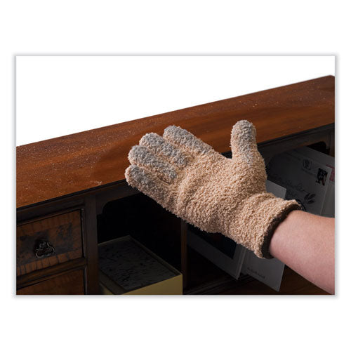 Guantes para quitar el polvo de microfibra Cleangreen, 5" x 10, par