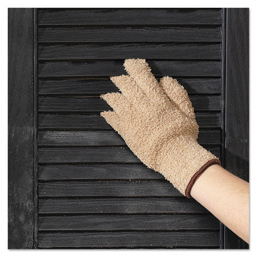 Guantes para quitar el polvo de microfibra Cleangreen, 5" x 10, par