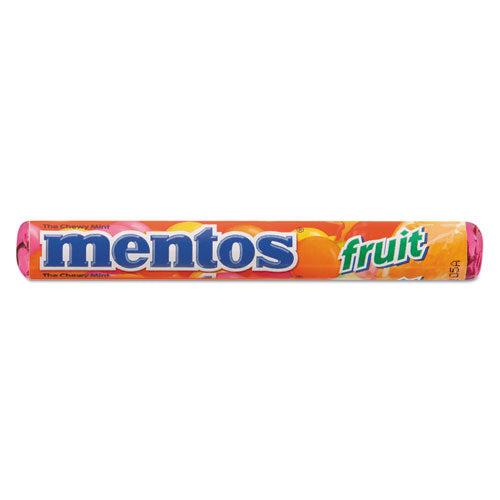 Mentas masticables, 1.32 oz, frutas mixtas, 15 rollos/caja