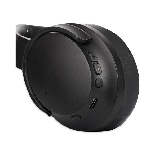 Synergy HD Auriculares inalámbricos con cancelación de ruido Auriculares Bluetooth con micrófono, cable de 4 pies, negro