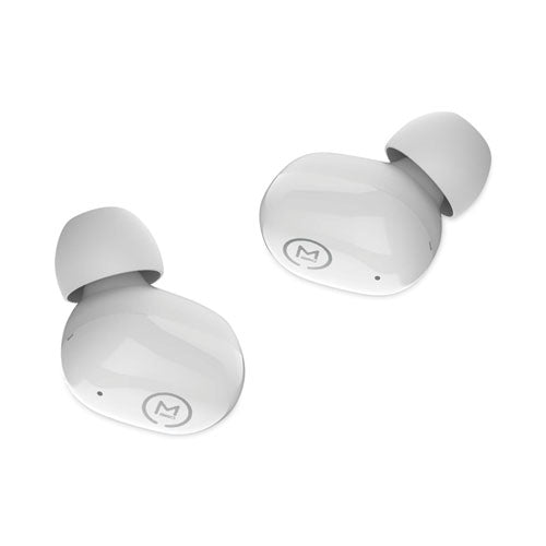 Spire True Wireless Earbuds Auriculares intrauditivos Bluetooth con micrófono, blanco perla