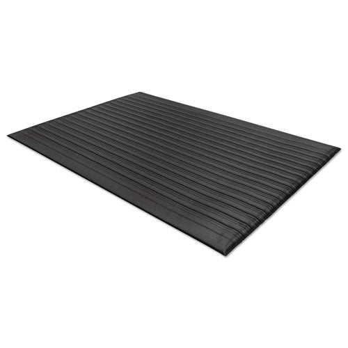 Air Step Antifatigue Mat, Polypropylene, 24 X 36, Black