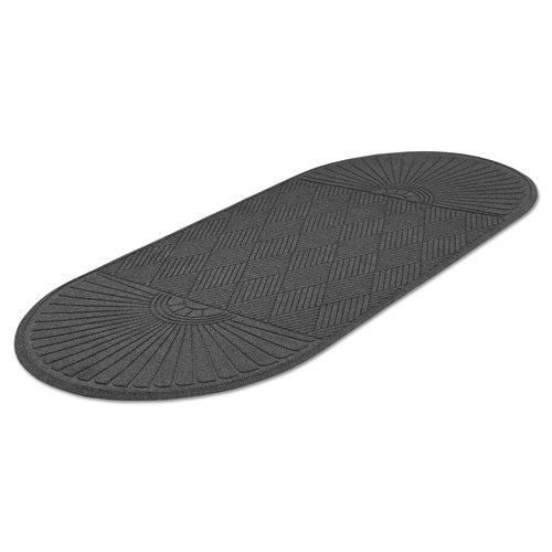 Ecoguard Diamond Floor Mat, Single Fan, 48 X 96, Charcoal