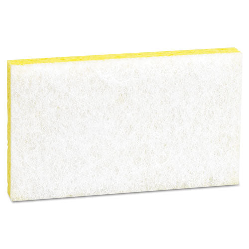 Esponja para fregar de uso liviano, n.º 63, 3.6 X 6.1, 0.7" de espesor, amarillo/blanco, 20 por caja