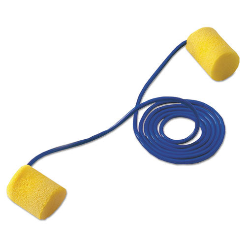 Tapones para los oídos Ear Classic, con cable, espuma de PVC, amarillos, caja de 200 pares