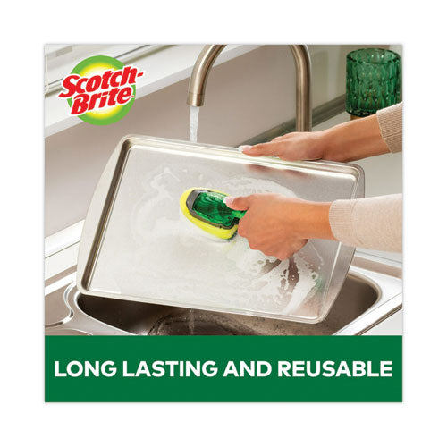 Recambios de esponja dispensadora de jabón para lavavajillas, 2,9 x 2,2, verde, 2/paquete