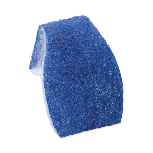 Recambio de fregador de inodoro desechable, azul/blanco, 10/paquete