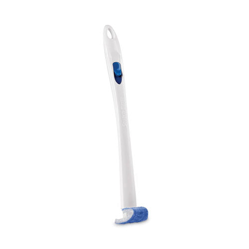 Disposable Toilet Scrubber Refill, Blue/white, 10/pack