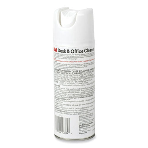 Limpiador en aerosol para escritorio y oficina, aerosol de 15 onzas