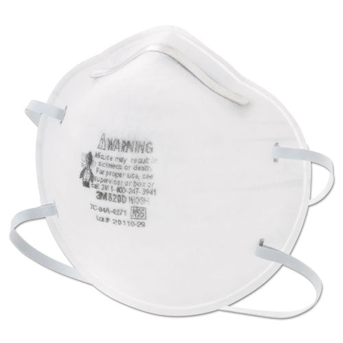 Respirador de partículas N95 8200 Mascarilla, tamaño estándar, 20/caja