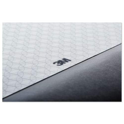 Alfombrilla de ratón con superficie de ratón precisa y reposamuñecas de gel, 8,5 x 9, gris/negro