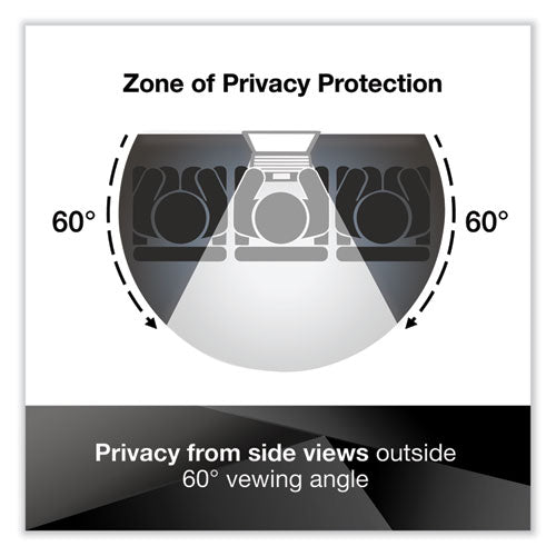 Filtro de privacidad de fijación magnética Comply para monitor plano de pantalla ancha de 23", relación de aspecto 16:9