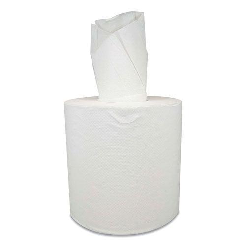 Morsoft Center-pull Roll Towels, 2-ply, 6.9" Dia, White, 600 Sheets/roll, 6 Rolls/carton