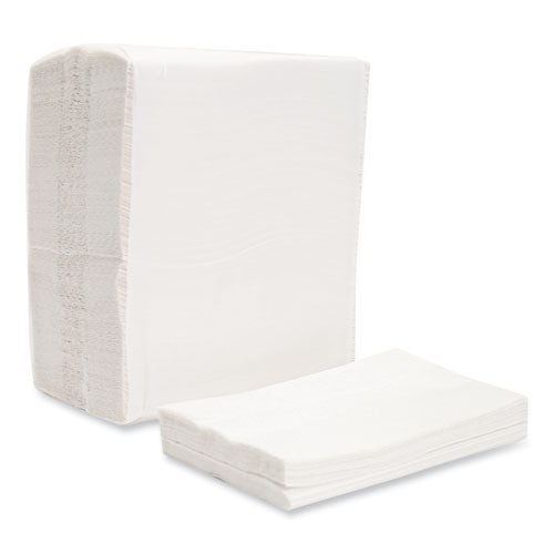 Morsoft Dispenser Napkins, 1-ply, 6 X 13.5, White, 500/pack, 20 Packs/carton