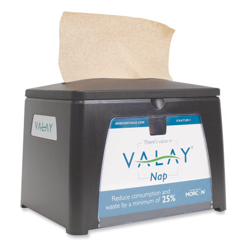 Dispensador de servilletas de mesa Valay, 6,5 x 8,4 x 6,3, negro