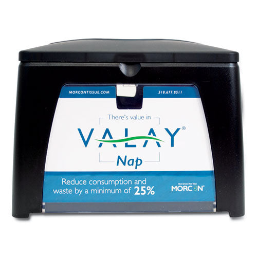 Dispensador de servilletas de mesa Valay, 6,5 x 8,4 x 6,3, negro