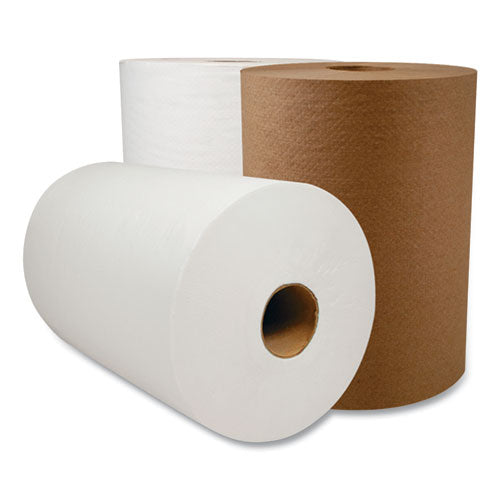 10 Inch Roll Towels, 1-ply, 10" X 800 Ft, White, 6 Rolls/carton