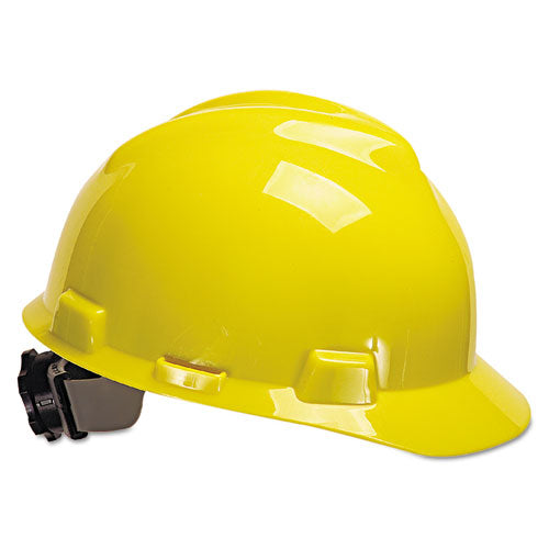 V-gard Hard Hats, Ratchet Suspension, Size 6.5 To 8, White