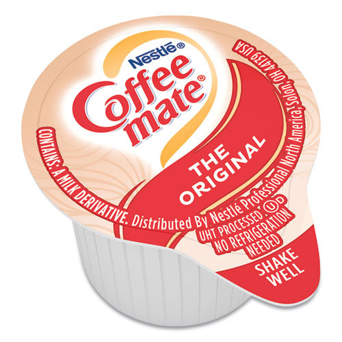 Crema líquida para café, original, minitazas de 0.38 oz, caja de 50