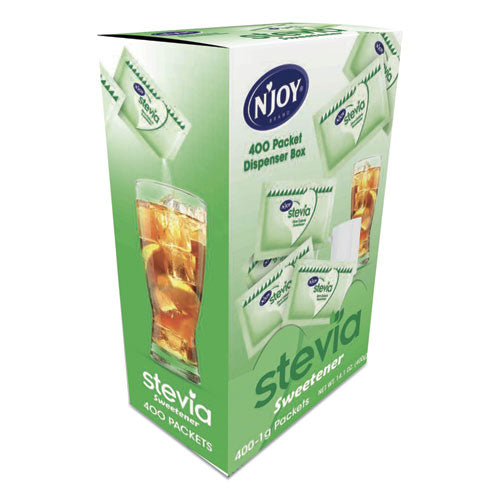 Endulzante artificial Stevia, 0.4 oz. 400 paquetes/caja