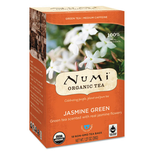 Organic Teas And Teasans, 1.27 Oz, Jasmine Green, 18/box