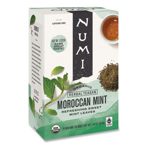 Tés y teasans orgánicos, 1.27 oz, verde jazmín, 18/caja