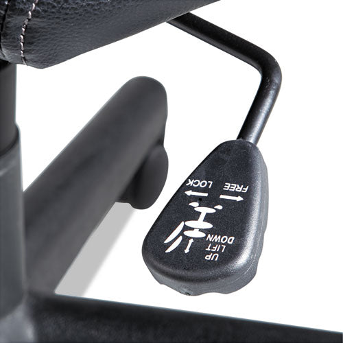 Silla ejecutiva giratoria/inclinable, soporta hasta 250 lb, altura del asiento de 16.93" a 20.67", color negro