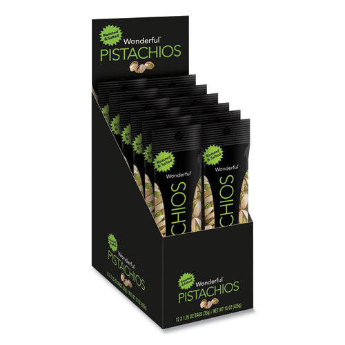 Maravillosos pistachos, sal y pimienta, paquete de 1.25 oz, caja de 12