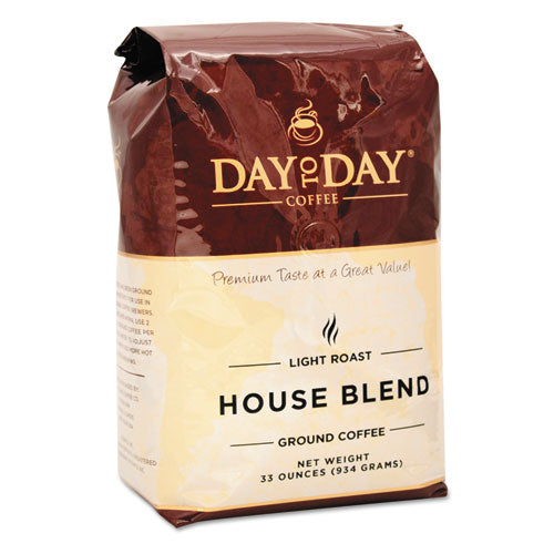 100% Pure Coffee, House Blend, Ground, 28 Oz Bag, 3/pack