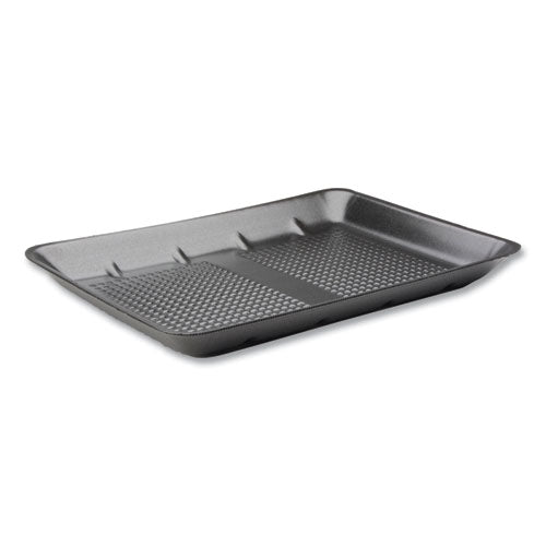 Supermarket Tray, #2s, 8.2 X 5.7 X 0.65, Black, Foam, 500/carton