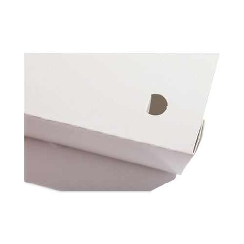 Earthchoice Onebox Paper Box, 46 Oz, 4.5 X 4.5 X 3.25, White, 200/carton