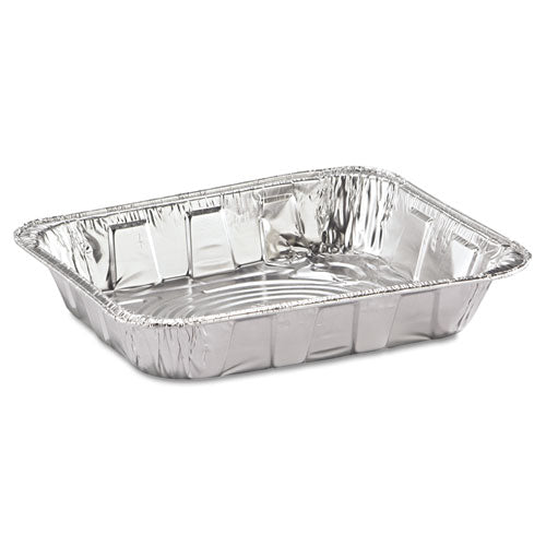 Molde de mesa para vapor de aluminio, molde para pan de un tercio de profundidad, 3" de profundidad, 5.9 X 8.04, 200/caja