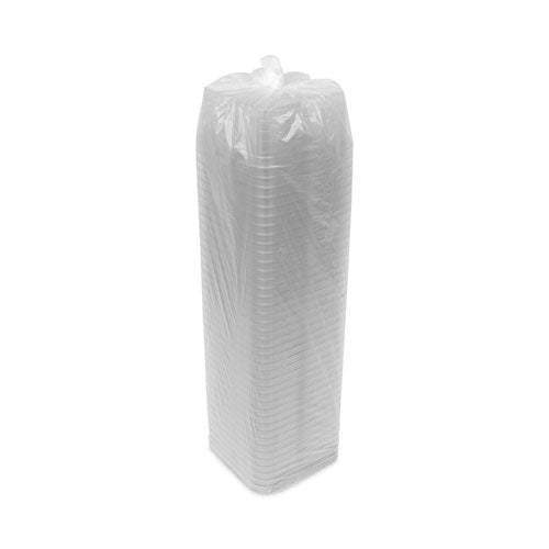 Cuenco Reciclado Cuadrado Earthchoice, 4 Compartimentos, 32 Oz, 6.13 X 6.13 X 2.61, Transparente, Plástico, 360/caja