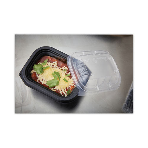 Earthchoice Entree2go Takeout Container Vented Lid, 5.65 X 4.25 X 0.93, Clear, Plastic, 600/carton