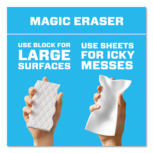 Magic Eraser Sheets, 3.5 X 5.8, 0.03" de grosor, blanco, 16/paquete