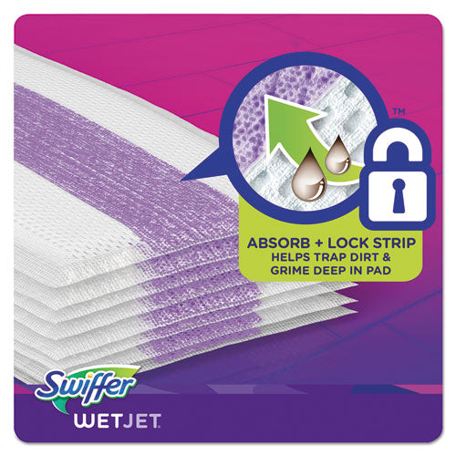 Paños de repuesto para sistema Wetjet, 11.3" x 5.4", blanco, 24/caja, 4/cartón