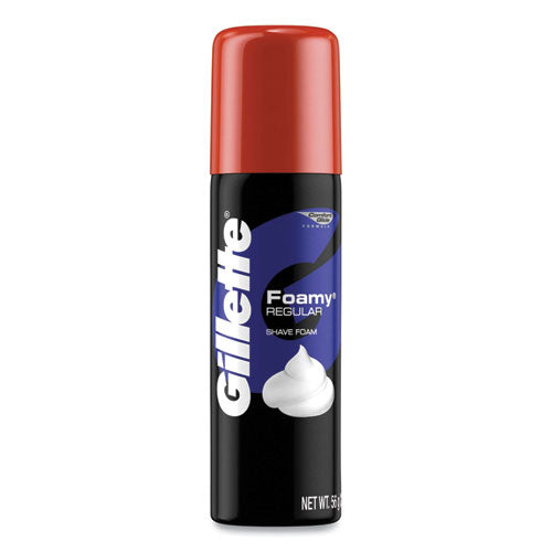 Crema de afeitar espumosa, aroma original, lata de aerosol de 2 oz, 48/cartón