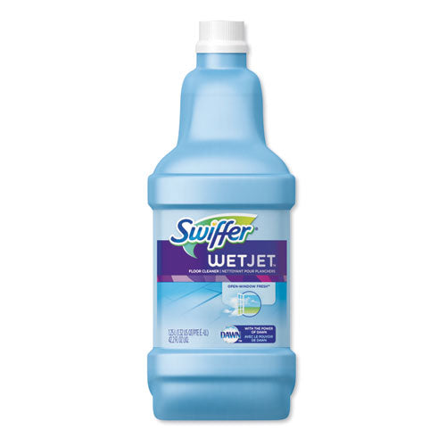 Repuesto de solución de limpieza del sistema Wetjet, aroma Blossom Breeze, botella de 1,25 l, 4 por caja