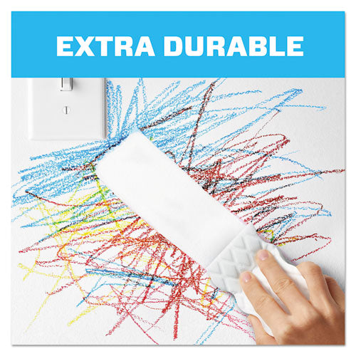 Magic Eraser Extra Durable, 4.6 X 2.4, 0.7" Grosor, Blanco, 4/caja, 8 Cajas/cartón